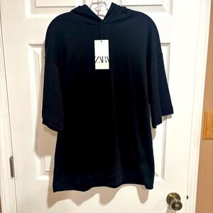 Zara Men's Short Sleeve Hoodie size M